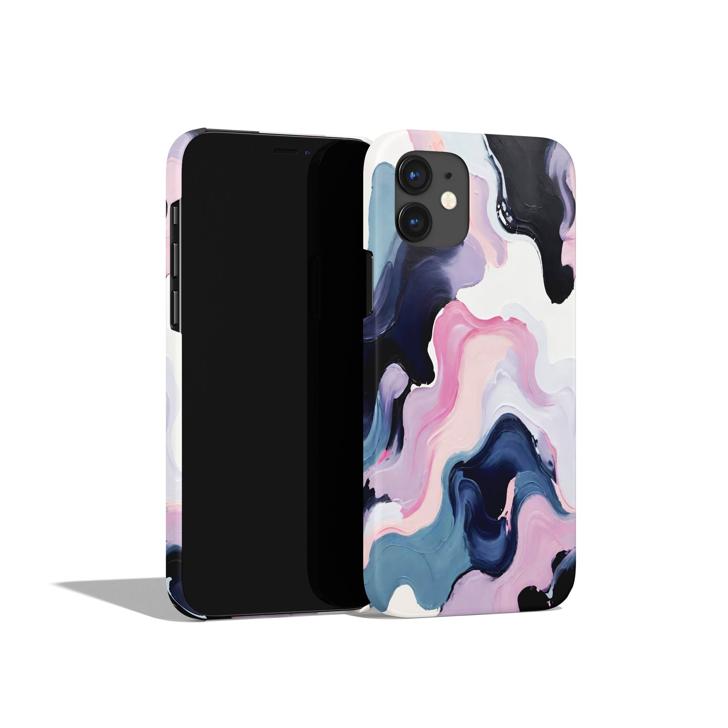 Purple Abstract Painting iPhone Case