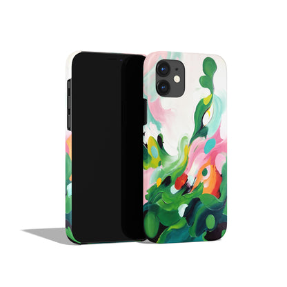 Garden Abstract Painting iPhone Case