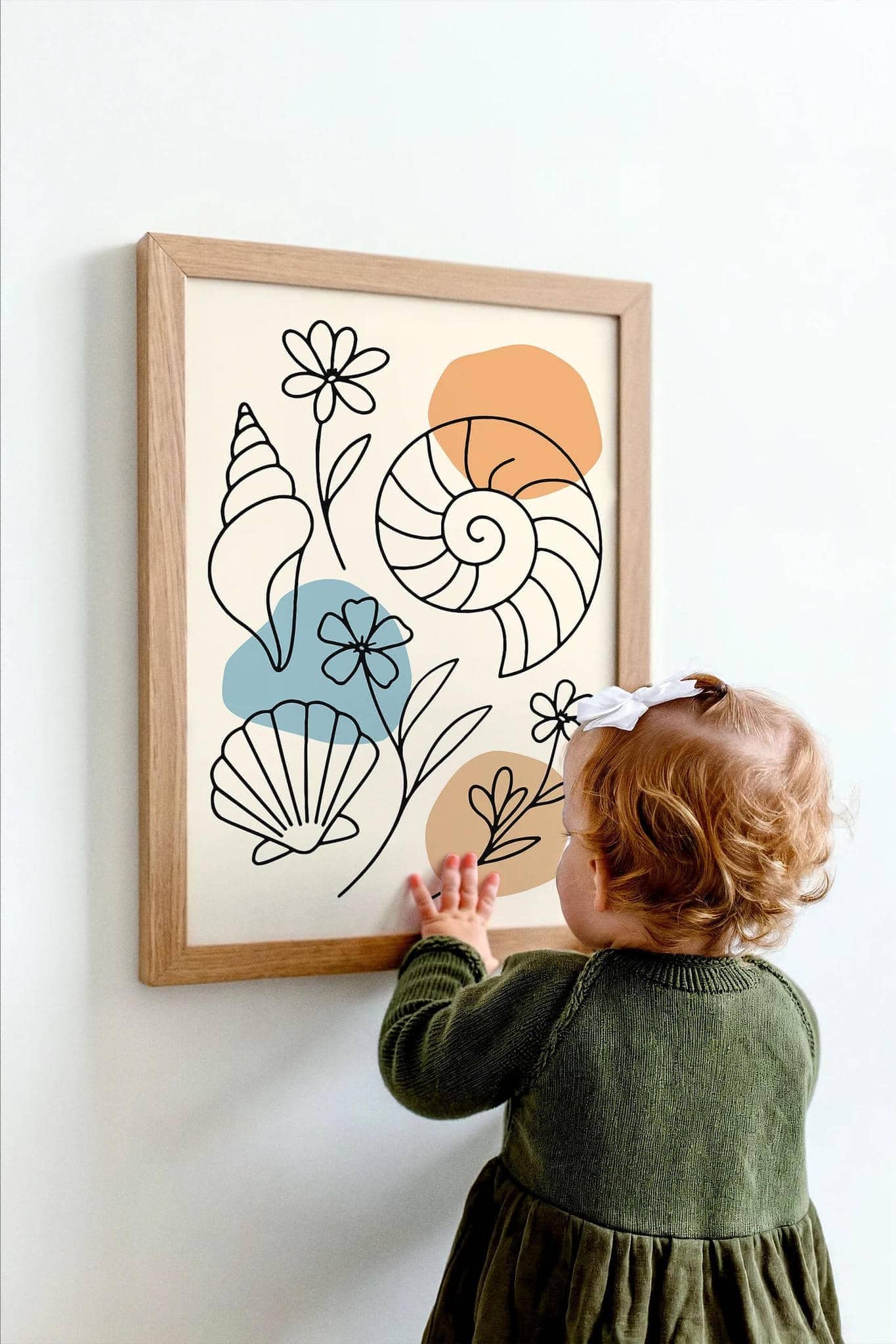 Minimalist Line Art Print – Coastal Wall Art