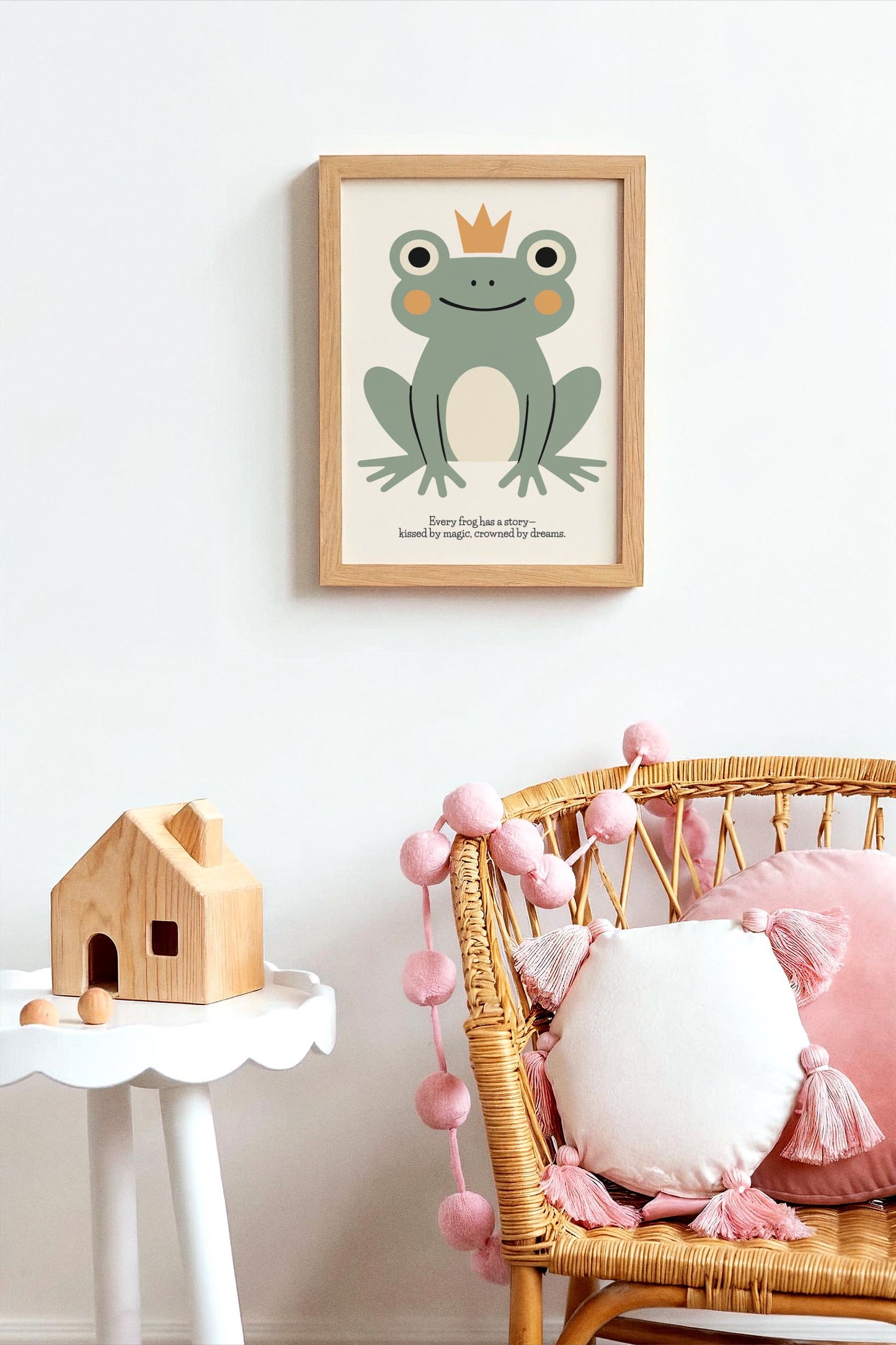 Magical Frog Poster – Kids Room Wall Art