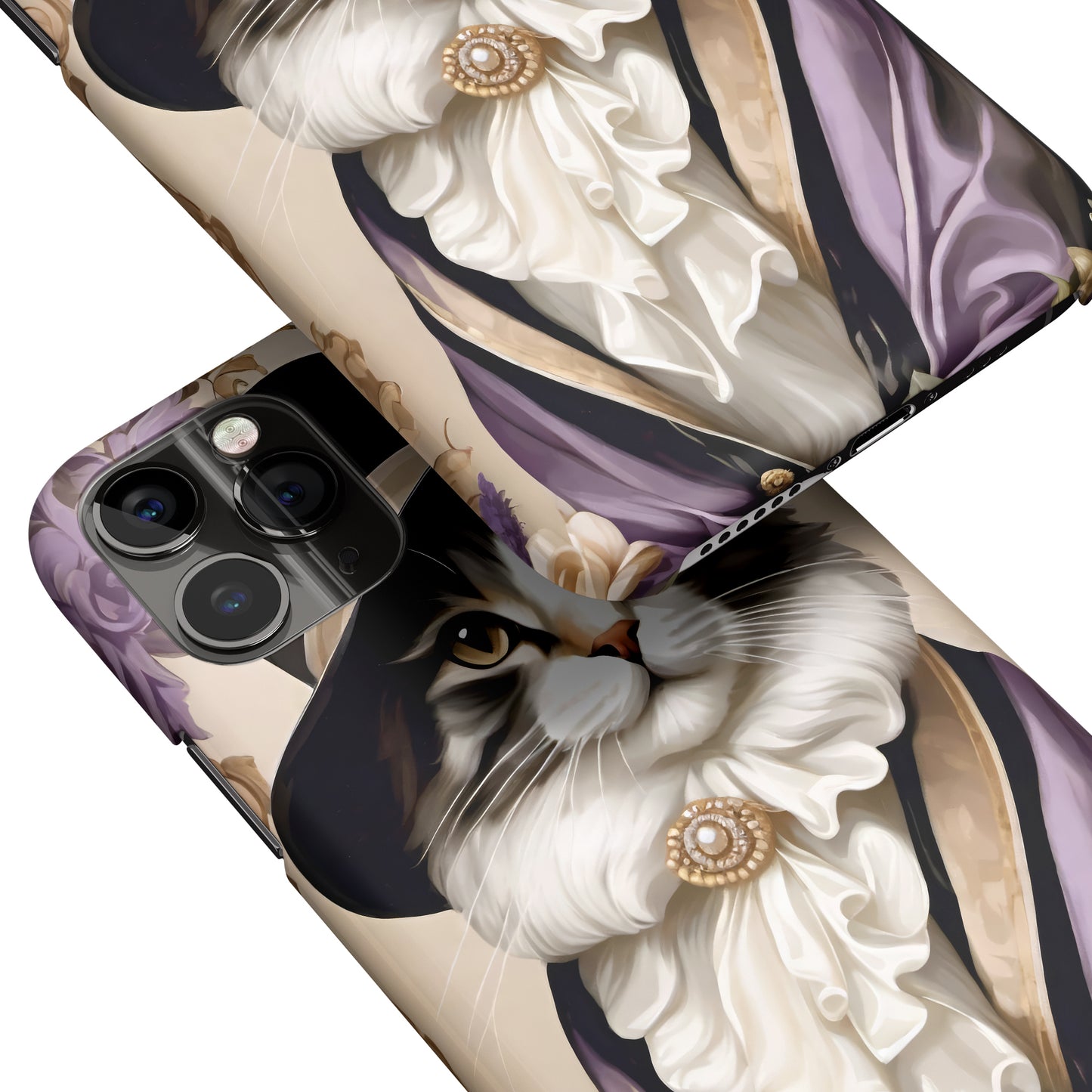 Dressed Up Victorian Cat iPhone Case