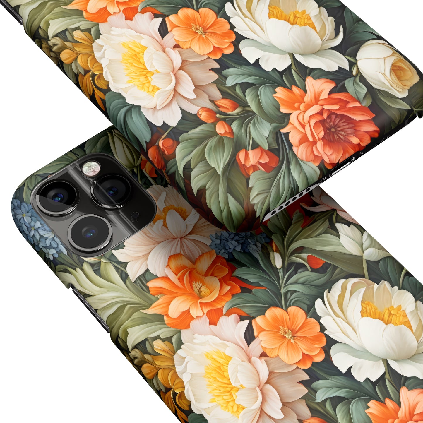 Vintage Floral Painting iPhone Case