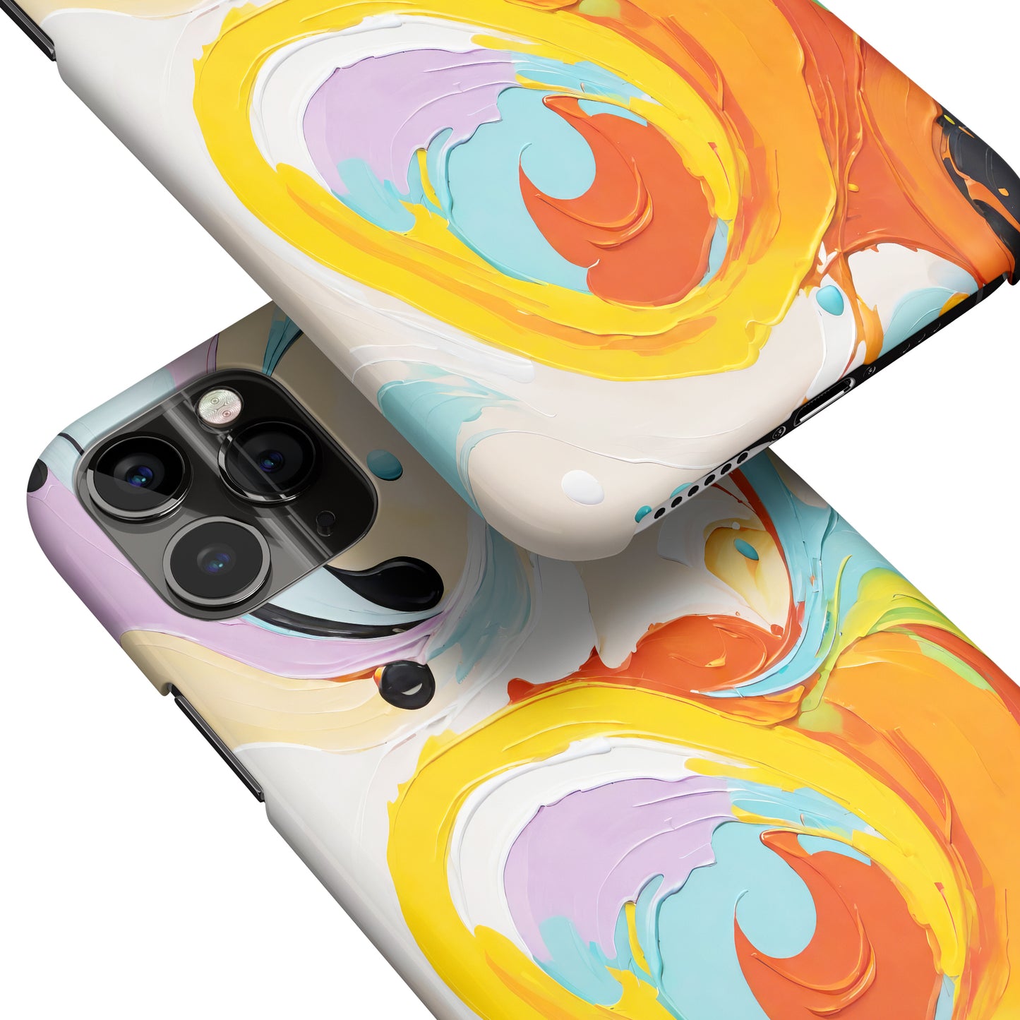 Expressive Hues Painting iPhone Case