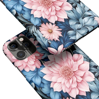 William Morris Botanical Blue Pink iPhone Case