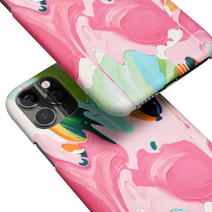 Pink Hues Painting iPhone Case