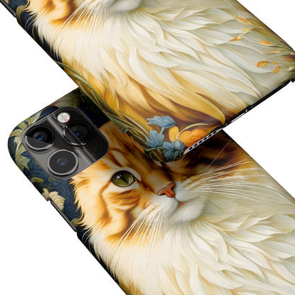 Stylish Cat Art iPhone Case