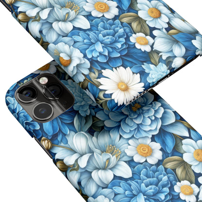 William Morris Blue Floral Pattern iPhone Case