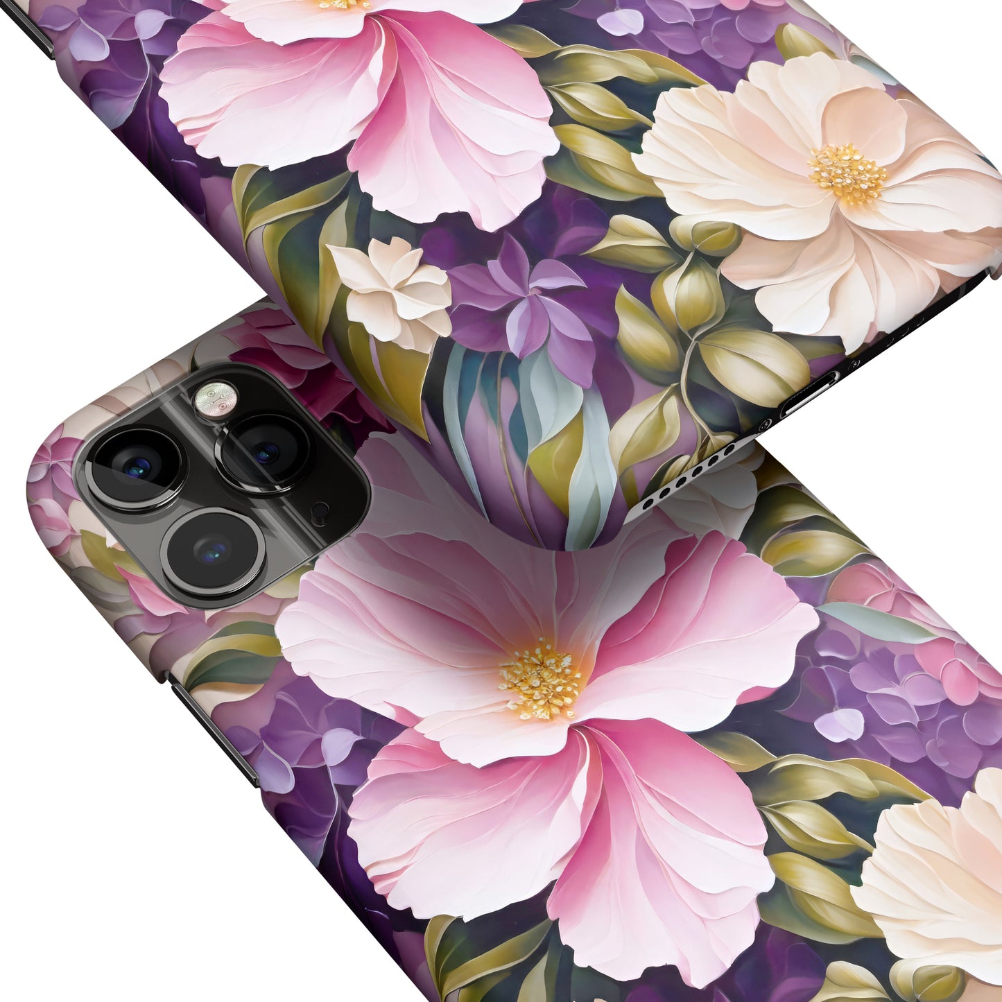 Artistic Floral Painting iPhone Case