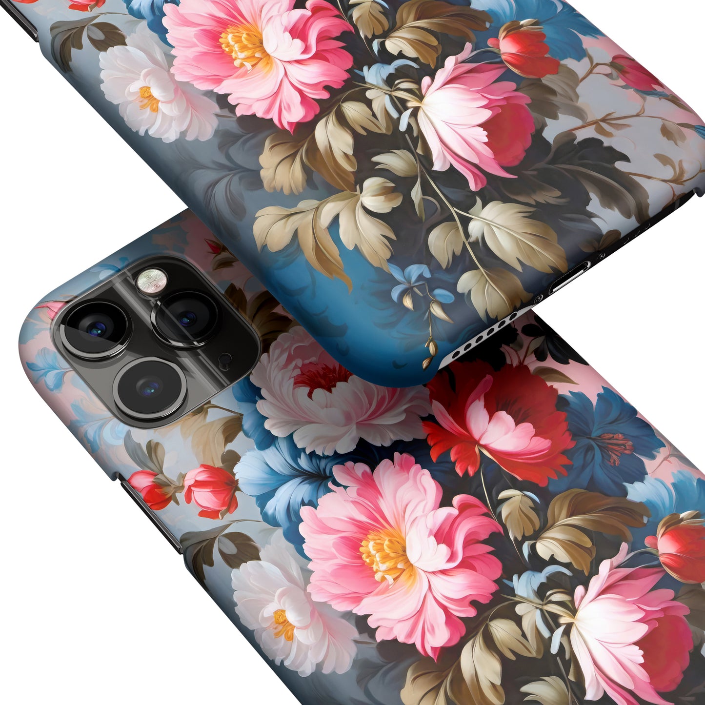 Cute Victorian Flowers iPhone Case