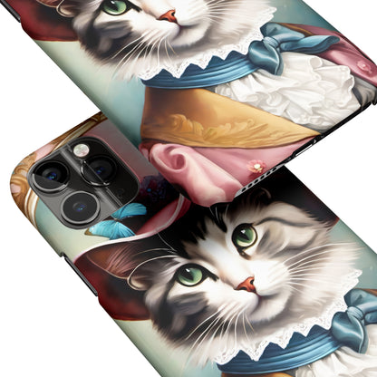 Cute Victorian Cat iPhone Case