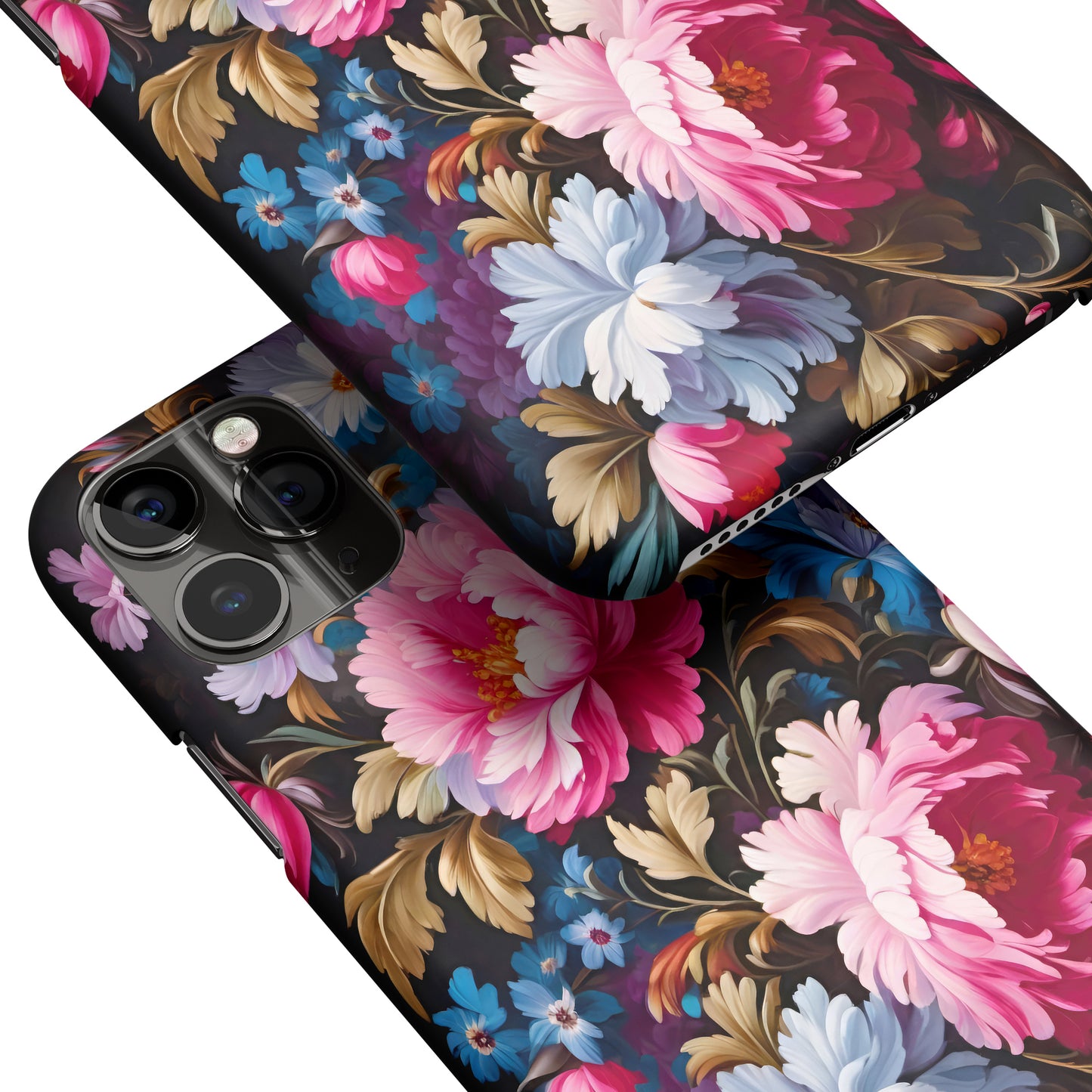 Eclectic Blossom Flowers iPhone Case