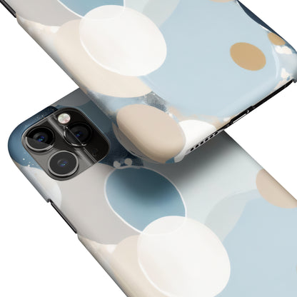 Sleek Minimalist Blue iPhone Case