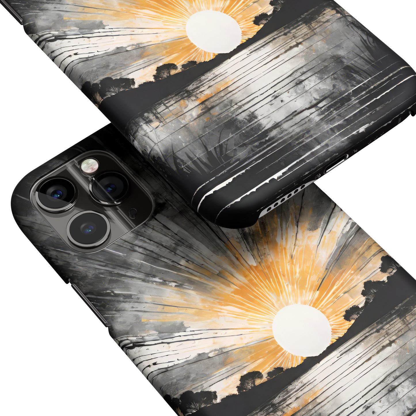 Black Sunshine iPhone Case