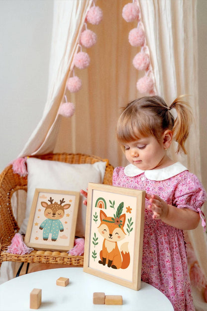Adorable Fox Print – Forest Animal Decor