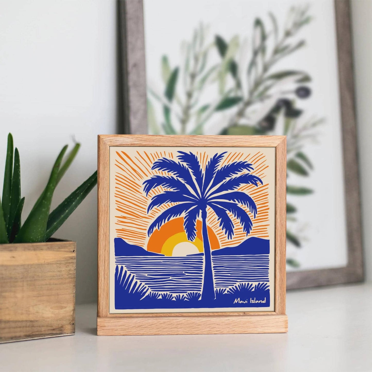 Maui Island Hawaii Square Print
