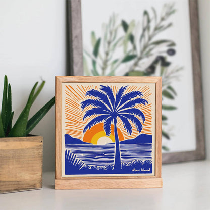 Maui Island Hawaii Square Print
