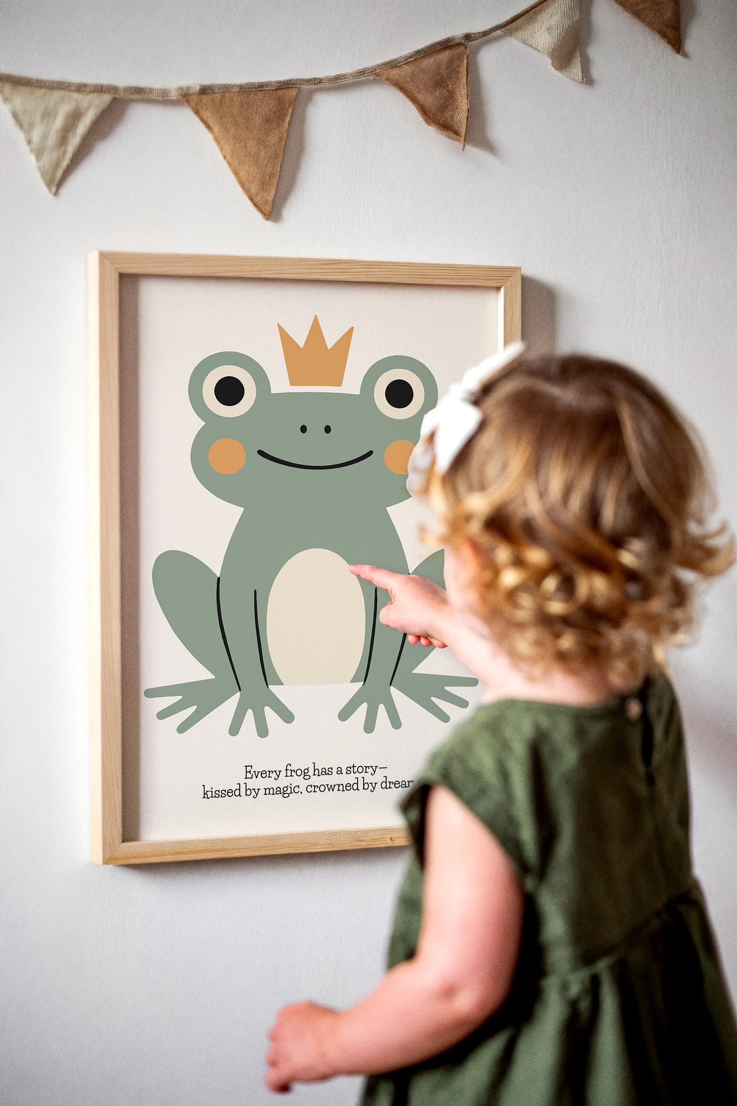 Magical Frog Poster – Kids Room Wall Art