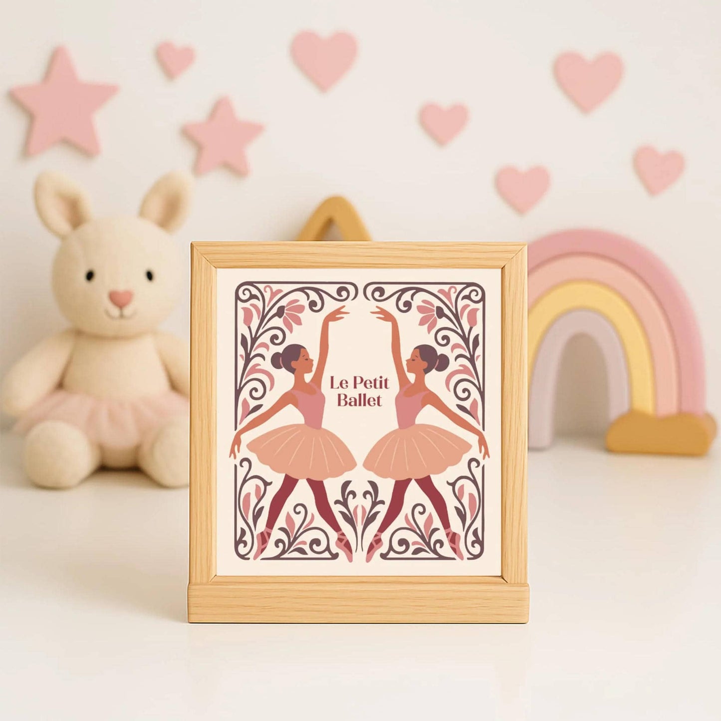 Le Petit Ballet Print - Square Kids Room Wall Art