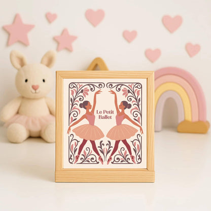Le Petit Ballet Print - Square Kids Room Wall Art