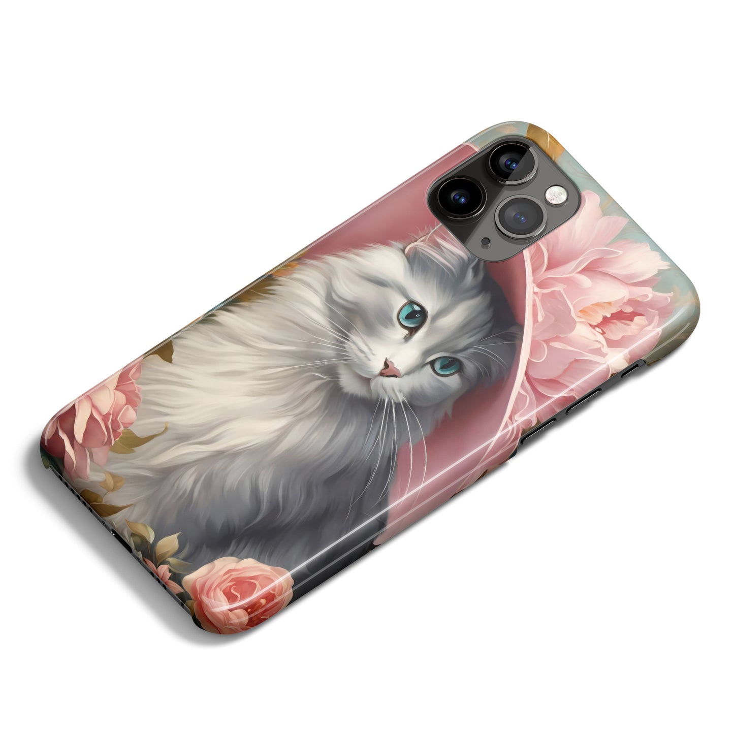 Cute Cat Portrait iPhone Case