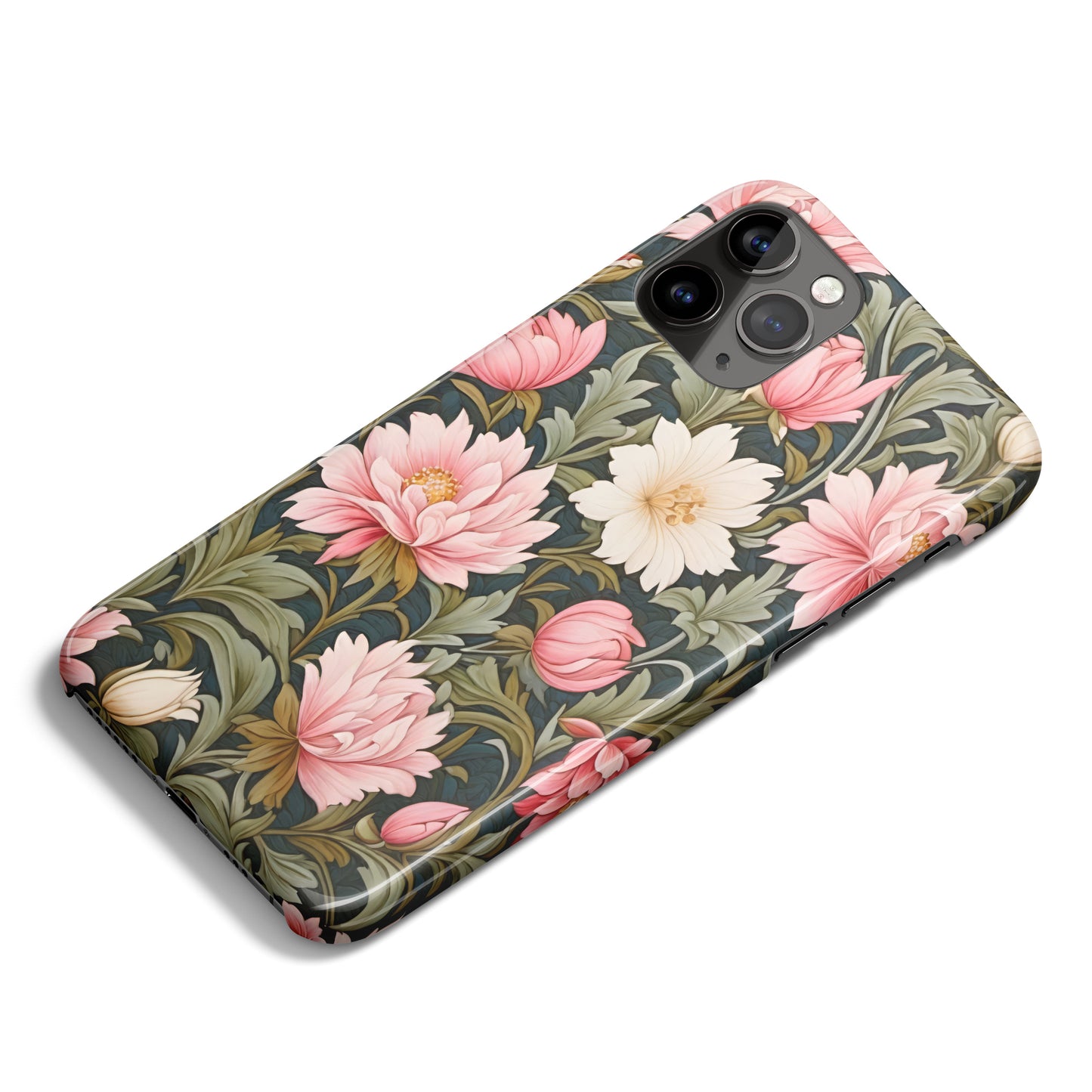 W. Morris Botanical Pink iPhone Case