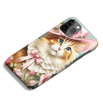 Victorian Cat Portrait iPhone Case