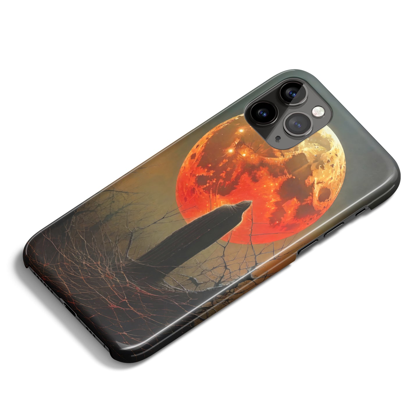 Lunar Eclipse Glow iPhone Case