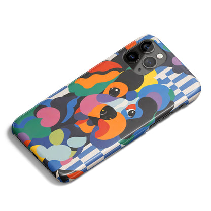 Cute Retro Dog iPhone Case