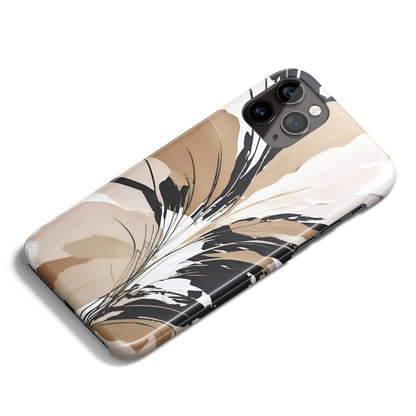 Elegant Nature Beige iPhone Case