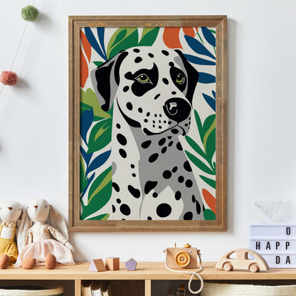 Dalmatian Dog Art Print Kids Room Wall Art