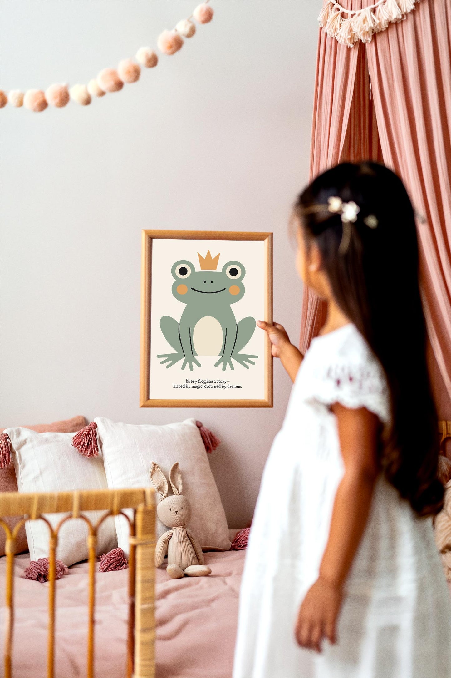 Magical Frog Poster – Kids Room Wall Art