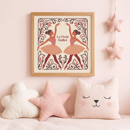 Cute Pastel Abstract Print for Baby Room