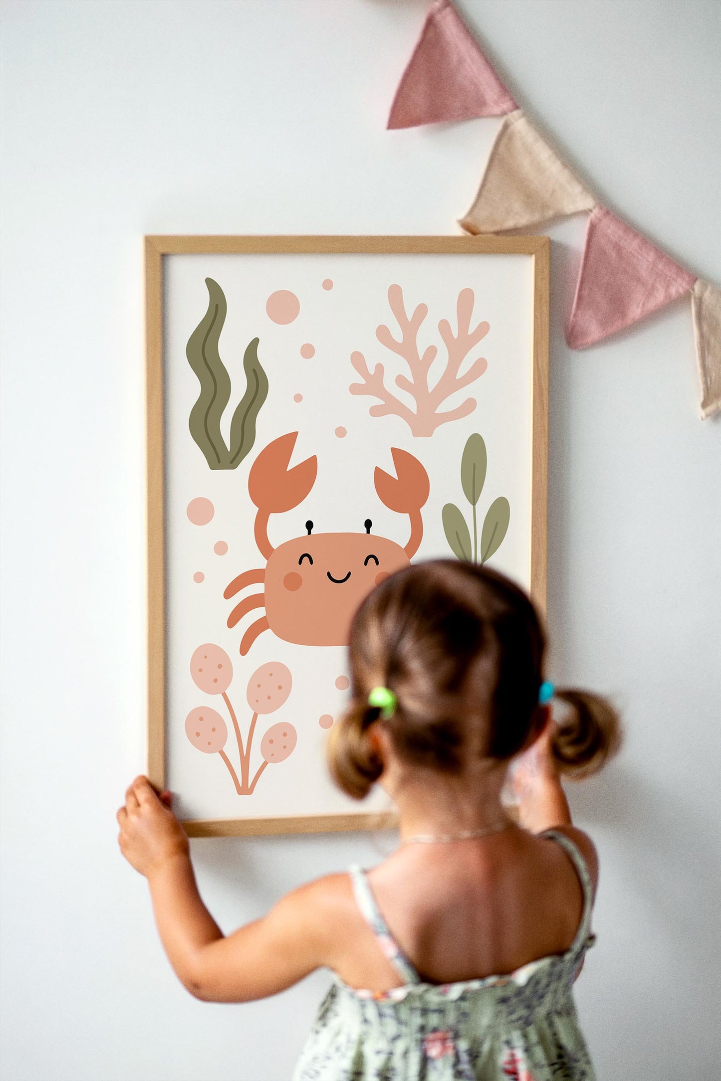 Funny Crab Poster – Cute Kids Wall Art