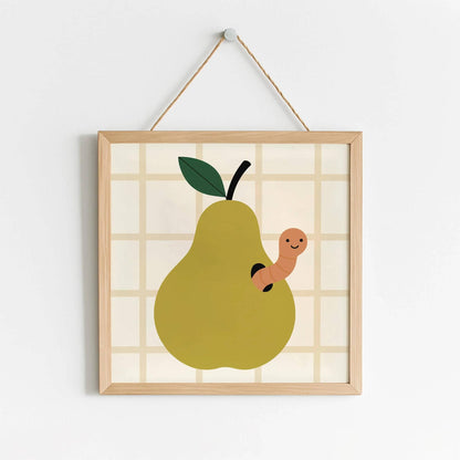 Cute Pastel Abstract Print for Baby Room