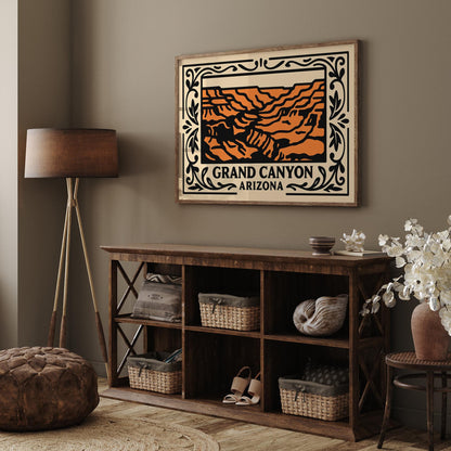 Grand Canyon Arizona Poster - Travel Horizontal Print