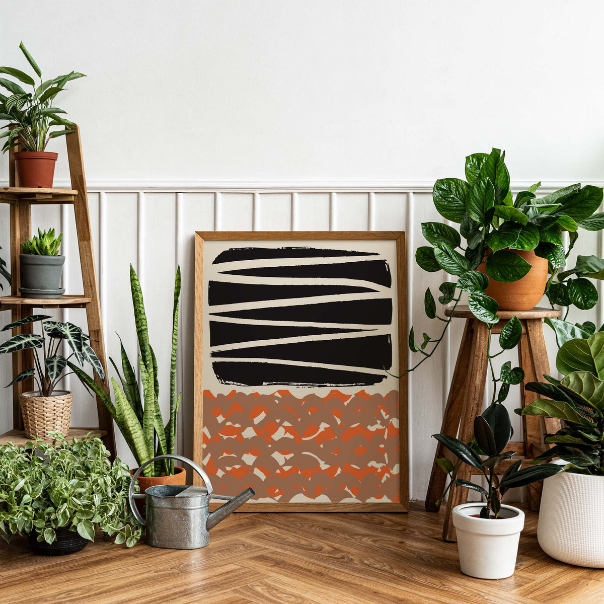 Abstract Geometric Wall Print