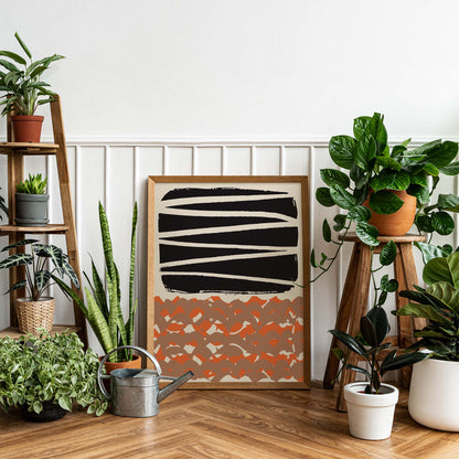 Abstract Geometric Wall Print