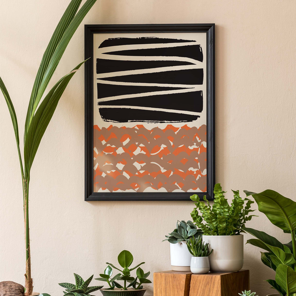 Abstract Geometric Wall Print