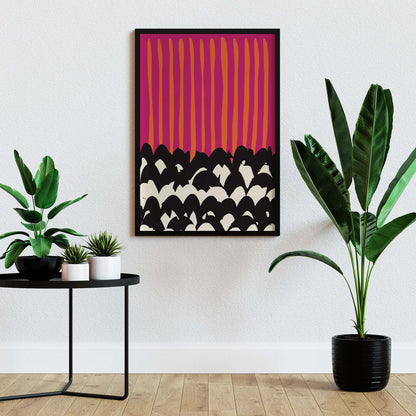 Abstract Pattern Wall Print
