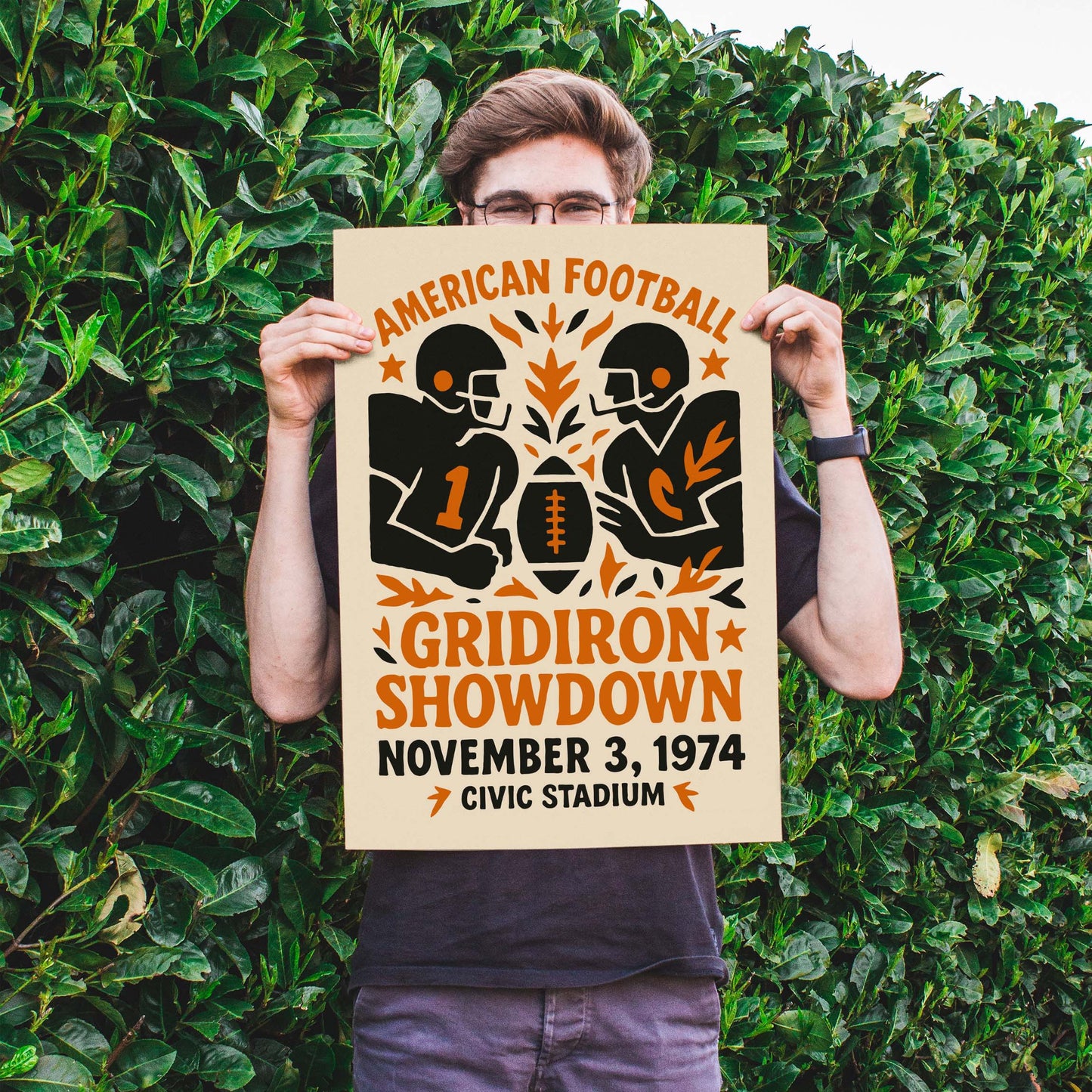 American Football Gridiron Poster