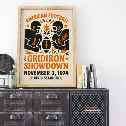 American Football Gridiron Poster