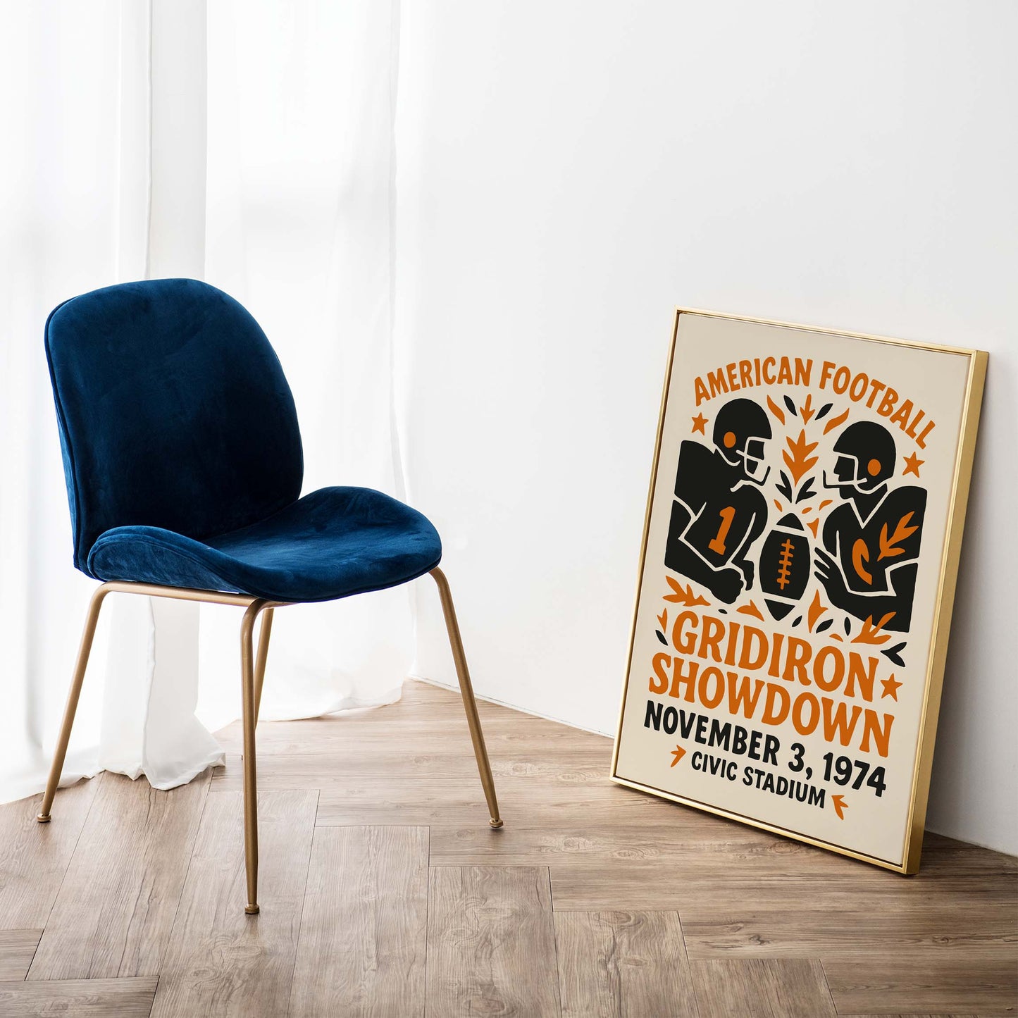 American Football Gridiron Poster