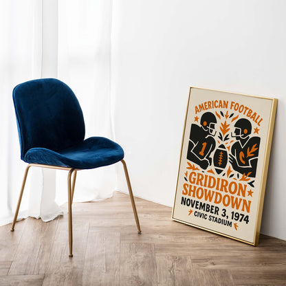 American Football Gridiron Poster