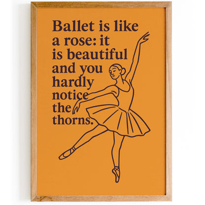 Ballet Dancer Wall Art Print