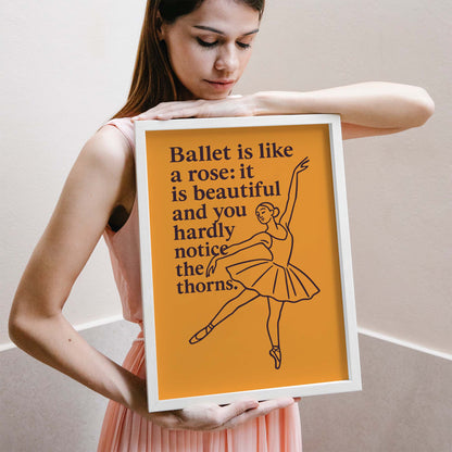 Ballet Dancer Wall Art Print