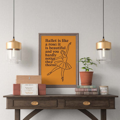 Ballet Dancer Wall Art Print