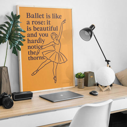 Ballet Dancer Wall Art Print