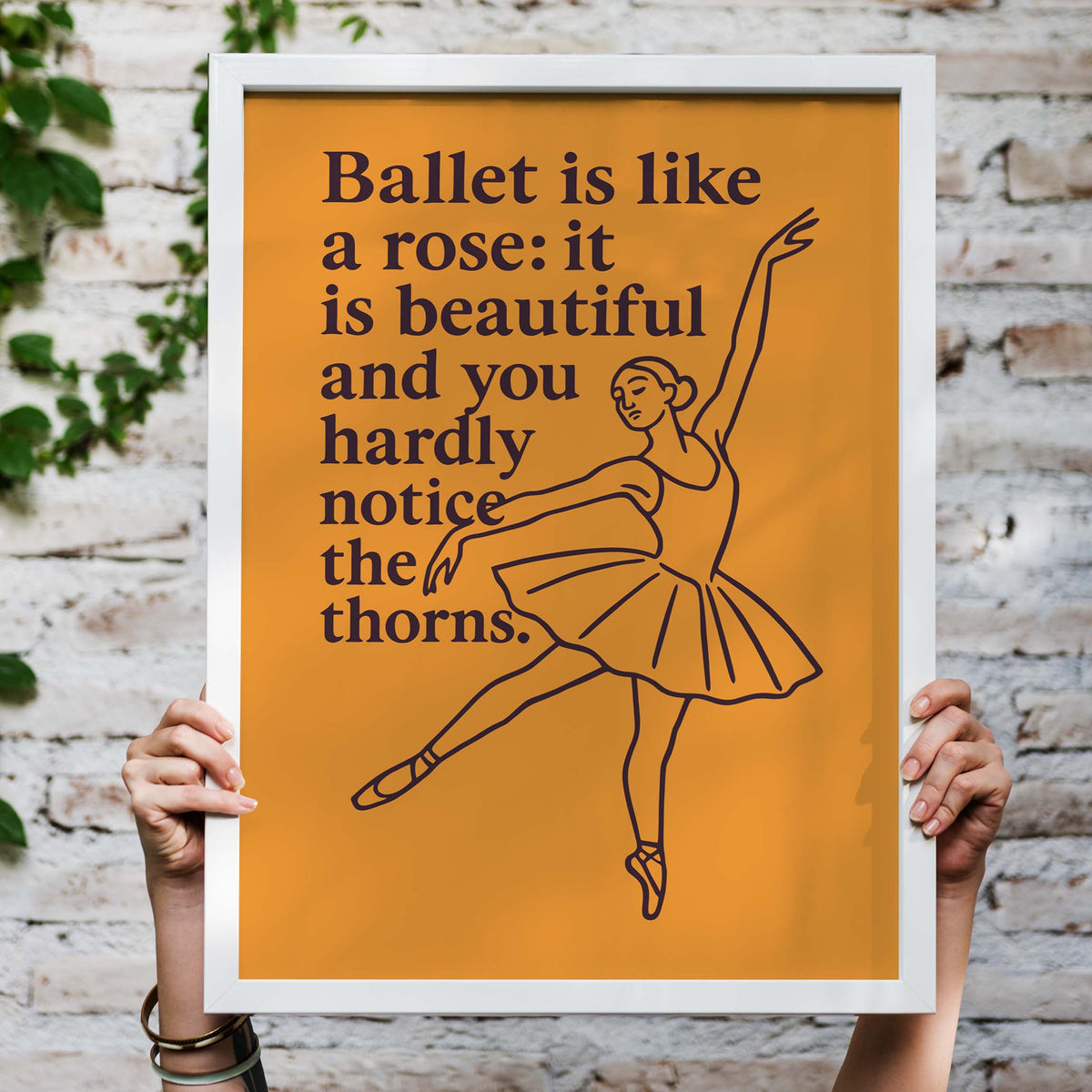 Ballet Dancer Wall Art Print