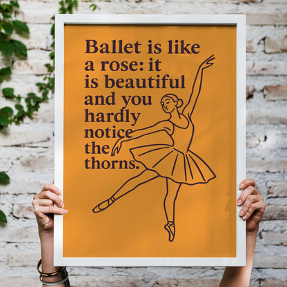 Ballet Dancer Wall Art Print