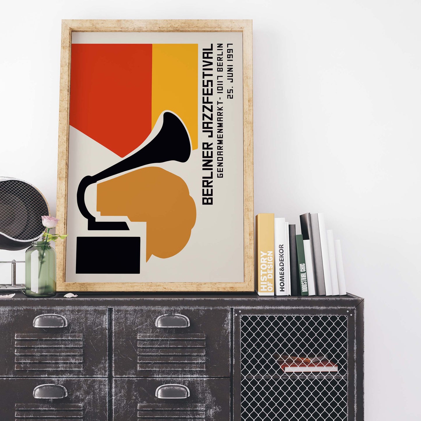 Berlin Jazz Festival Gramophone Poster
